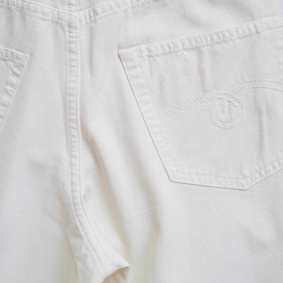 NWT R13 Damon Pleated Wide Leg Jean Sz 24/25/26 White Slubby Twill Cotton Causal - Picture 9 of 14
